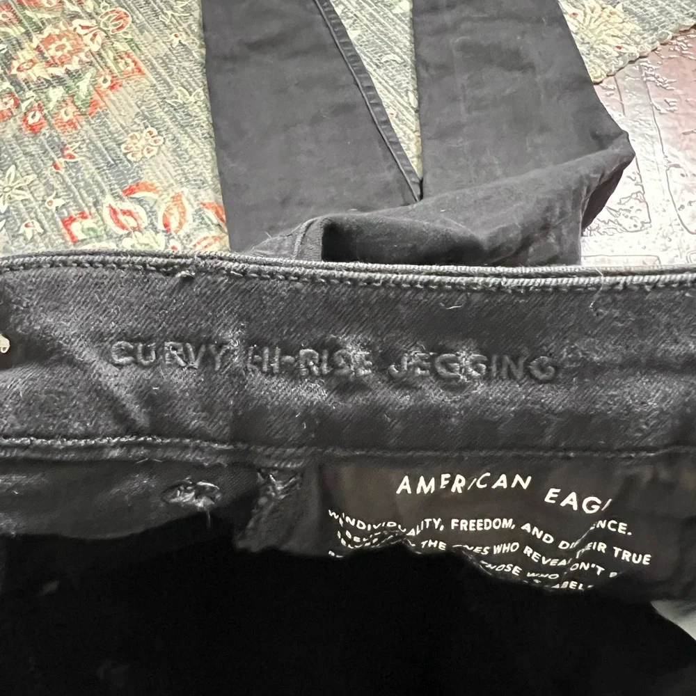 American Eagle curvy hi rise jegging denim jeans
